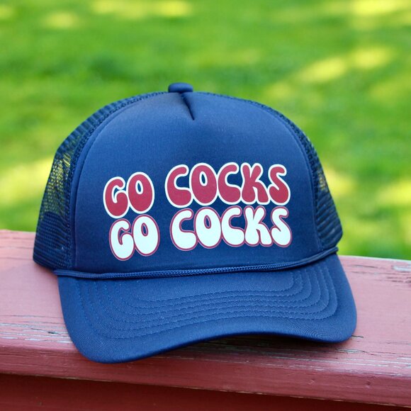 USC Gamecocks Trucker Hat NEW University of South Carolina Trucker Hat - Picture 1 of 1